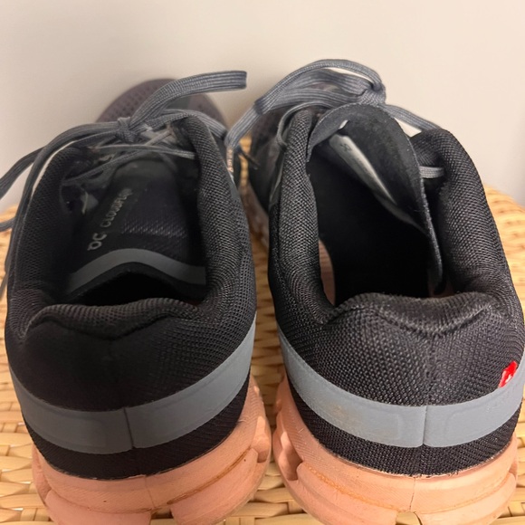 ON Women's Cloudflow 3.0 Running Shoes, Rock / Rose - Picture 9 of 14